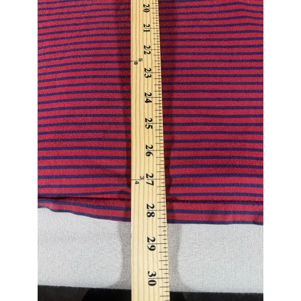 VINTAGE Polo Ralph‎ Lauren Shirt Adult XXL Red Striped Anchor Logo Tee Pullover